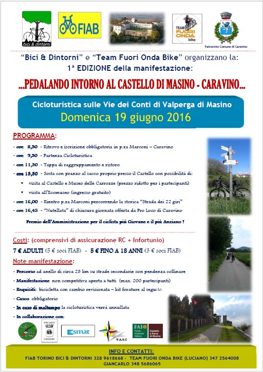 Pedalando intormo al castello di Masino